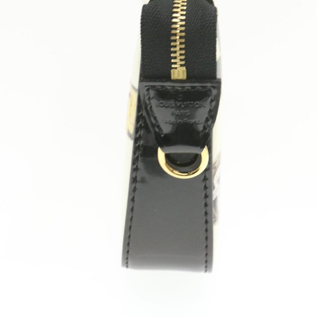 Pochette accessoire patent leather clutch bag Louis Vuitton Black in Patent  leather - 32932036