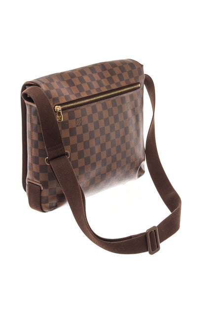 LV Brooklyn Messenger Bag in Damier Ebene MM, Luxury, Bags