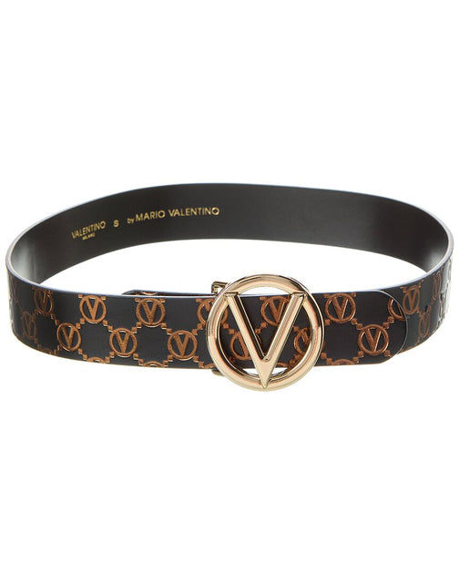 Louis Vuitton 20mm Black Leather Belt Gold LV Buckle size 75 / 30