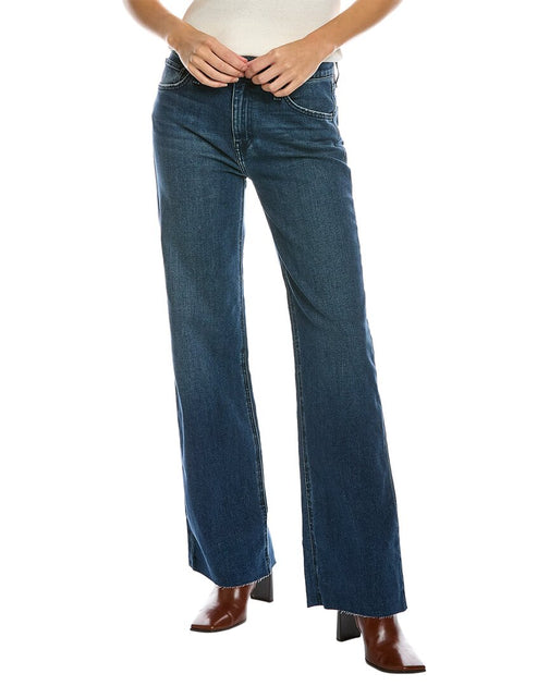 Hudson Womens Straight Leg Jeans Black Stretch Raven Coated Pockets 4 New