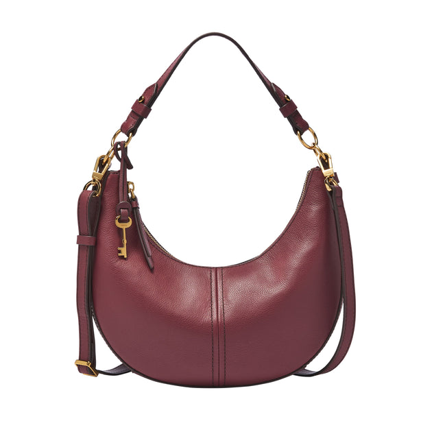 Fossil Women's Shae Leather Large Hobo - Red