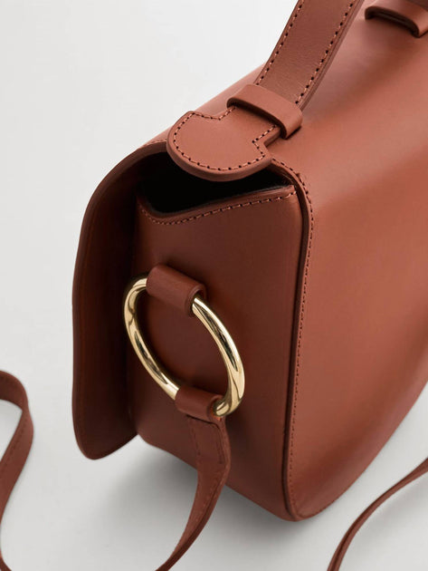 VIVI CROSSBODY BAG MAHOGANY SUEDE