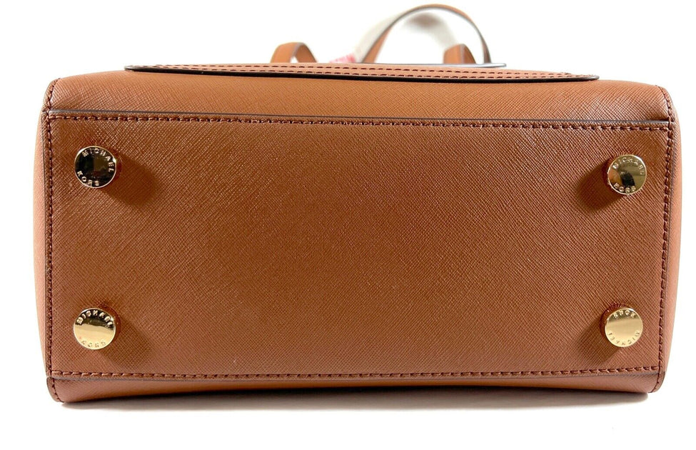 Buy MICHAEL Michael Kors Signature Sullivan Large North South Leather  Messenger Bag (Brown) at