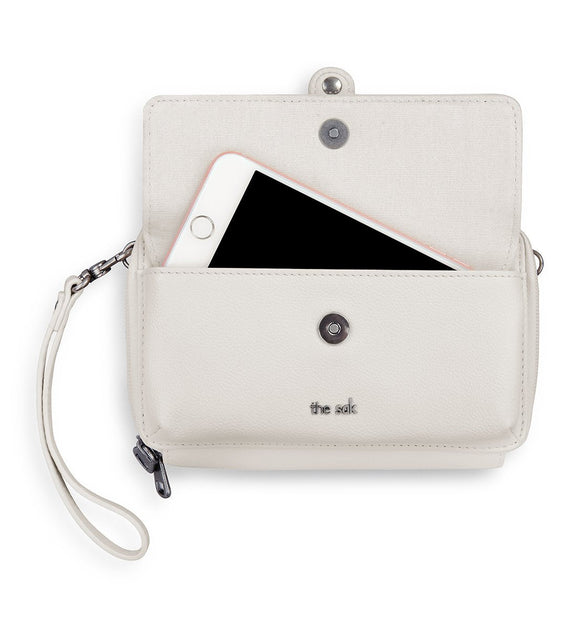 The Sak Sequoia Leather Smartphone Flap Crossbody