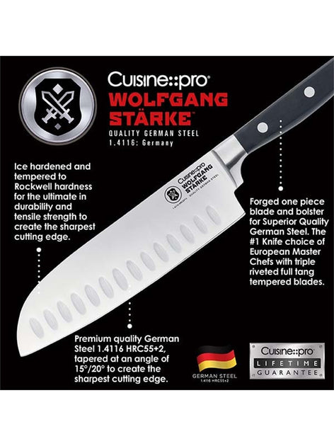 Cuisine::pro WOLFGANG STARKE 7-Piece Stainless Steel Knife Set