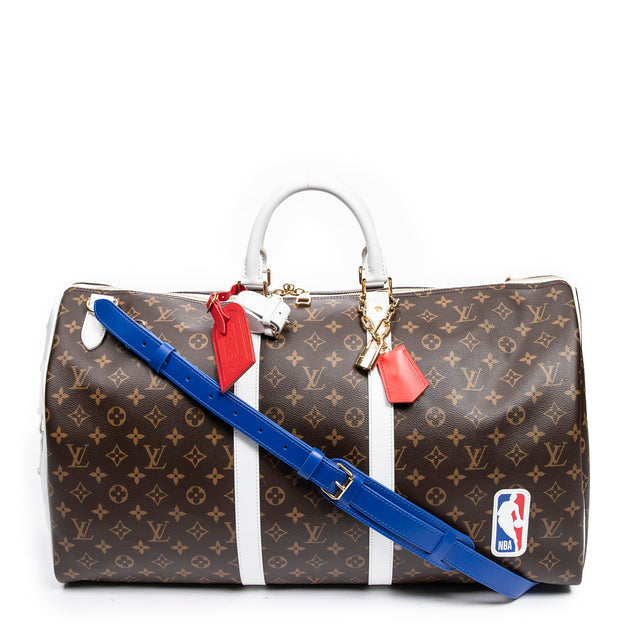 Louis Vuitton X NBA Keepall 55 Bandouliere Blue for Men