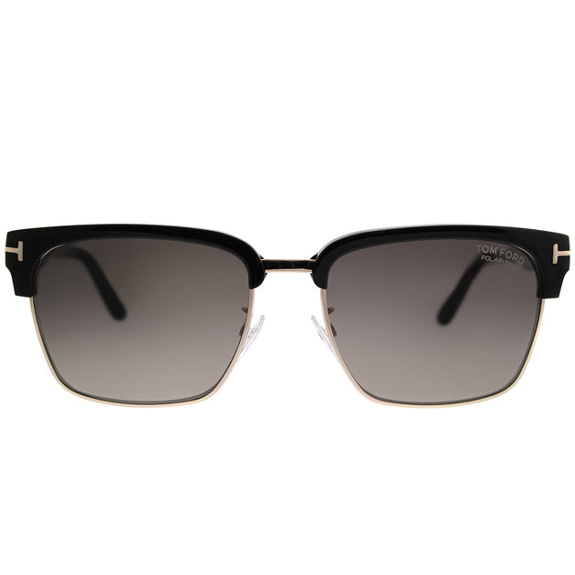 Tom Ford Men's Polarized River Square Sunglasses, 57mm