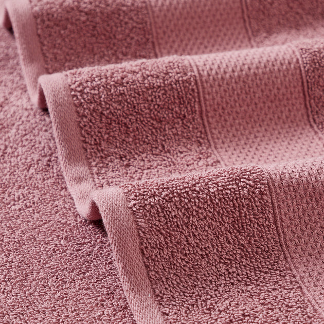 Modern Threads Pax 6-Piece Reversible Yarn Dyed Jacquard Towel Set - Bath Towels, Hand Towels, & Washcloths - Super Absorbent & Quick Dry - 100% Combed Cotton