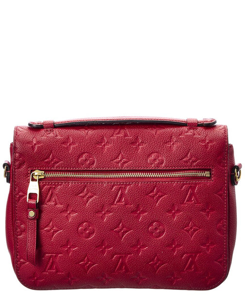 Louis Vuitton Red Monogram Empreinte Leather Pochette Metis (authentic  Pre-owned)