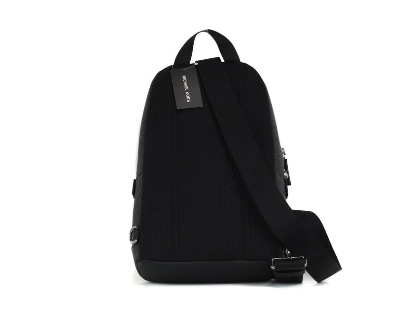 Michael Kors Women's Cooper Pebbled Leather Commuter Slingpack Backpack - Blue