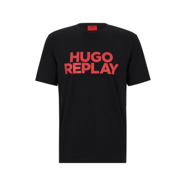 HUGO | REPLAY capsule-logo-print T-shirt in cotton