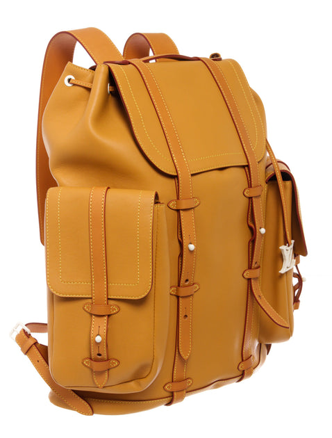 Louis Vuitton Tan Vachetta Leather Christopher GM Backpack., Lot #58304