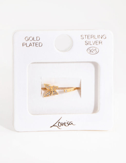 Silver Butterfly Wrap Rings - Lovisa