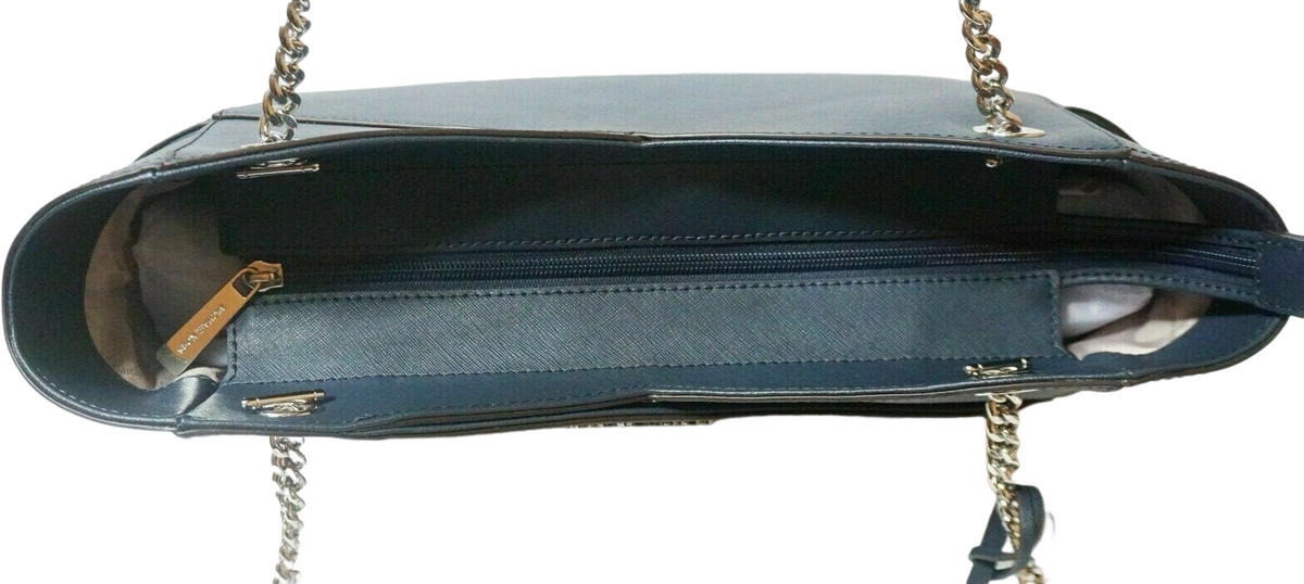 Michael Kors Jet Set Travel Large X Chain Saffiano Leather Shoulder Tote Bag