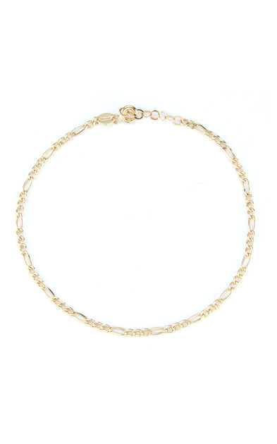 Ember Fine Jewelry 14K Italian Gold Figaro Chain Bracelet