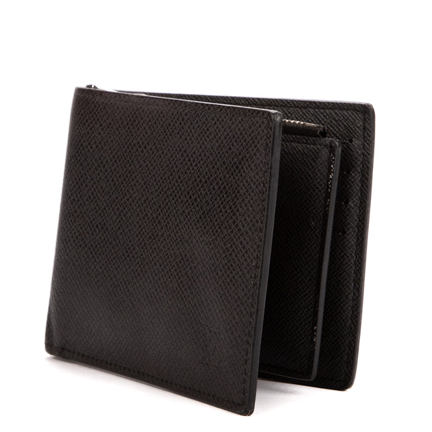 Louis Vuitton 2016 Taïga Amerigo Wallet - Black Wallets