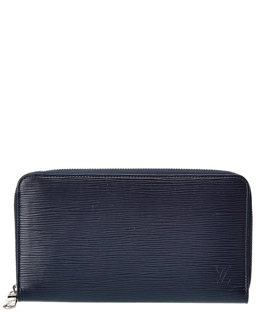 Louis Vuitton Navy Epi Leather Zippy Wallet (Authentic Pre-Owned