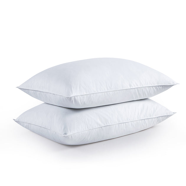 Puredown Down and Feathers Pillow Set of 2 - Size: Queen