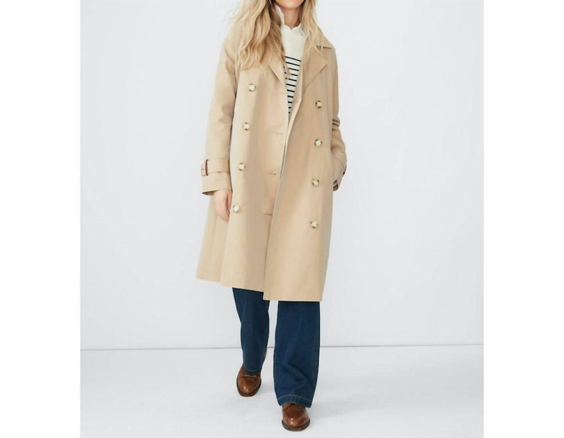 KULE Women's Trench Jacket In Brown | Shop Premium Outlets