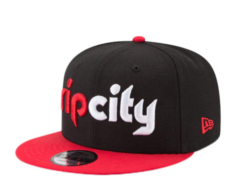 New Era 9fifty Nba Portland Trail Blazers Black/red Snapback Hat ...
