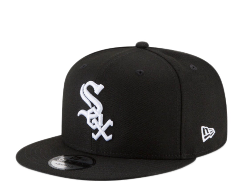New Era 9fifty Mlb Chicago White Sox Basic Black/white Snapback Hat ...