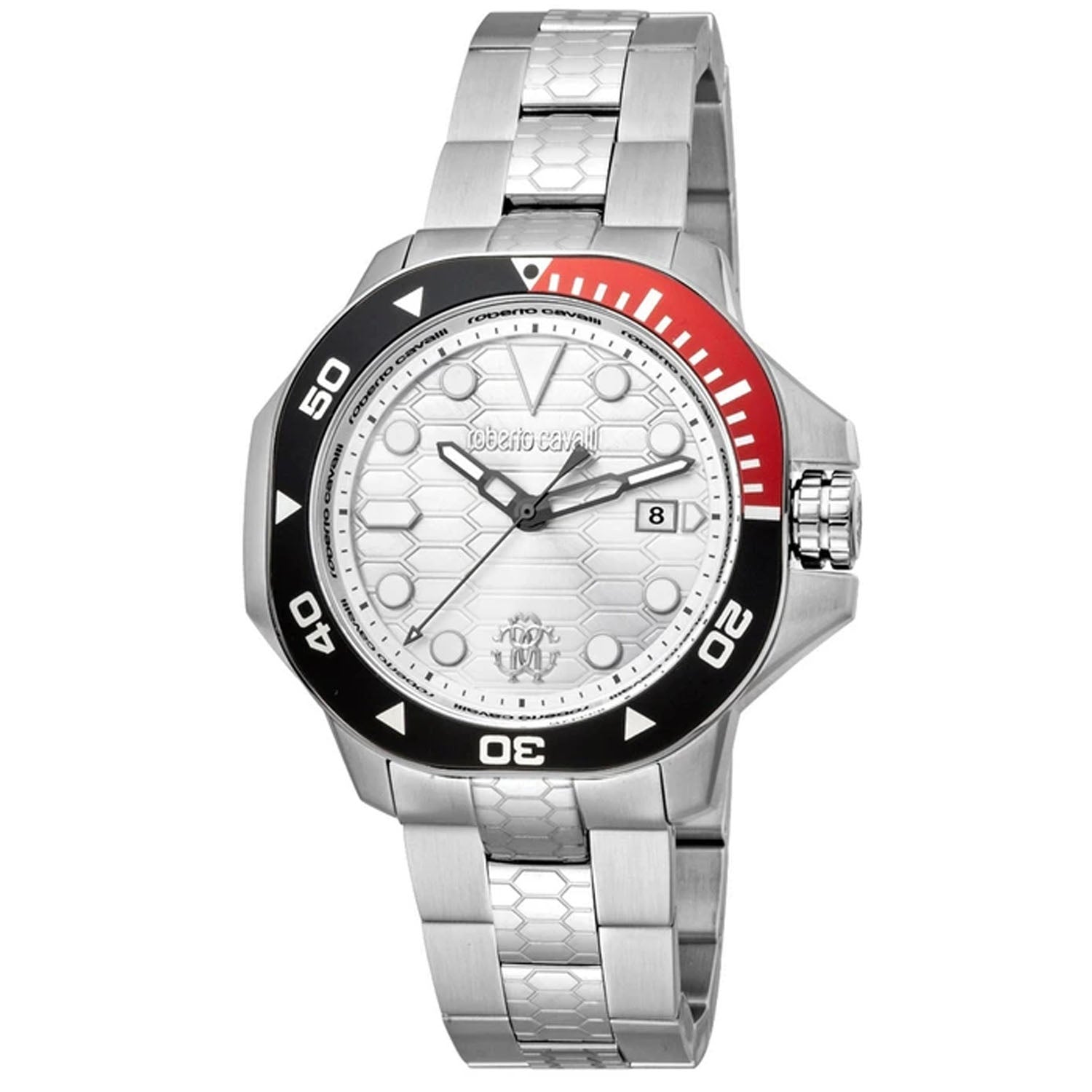 Roberto Cavalli Men's Classic Silver Dial Watch | Shop Premium Outlets