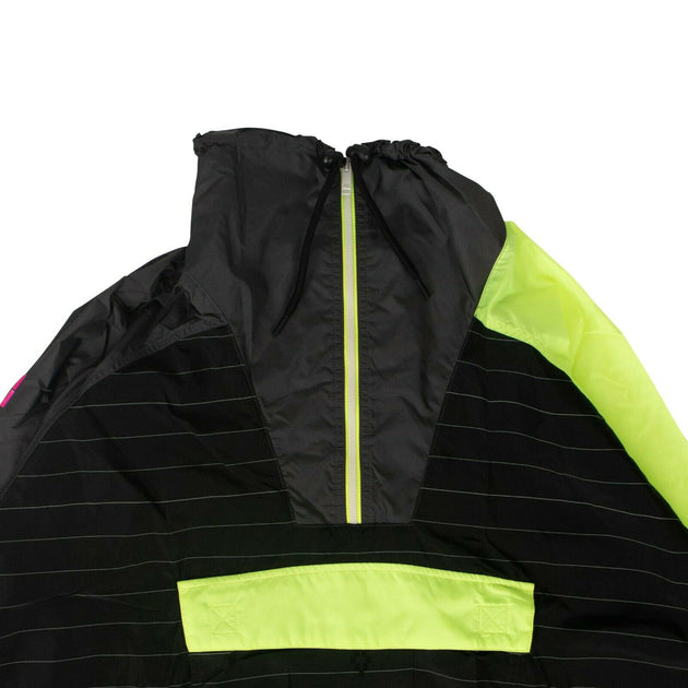 Marcelo Burlon Confidential Panel Windbreaker Jacket - Black | Shop ...