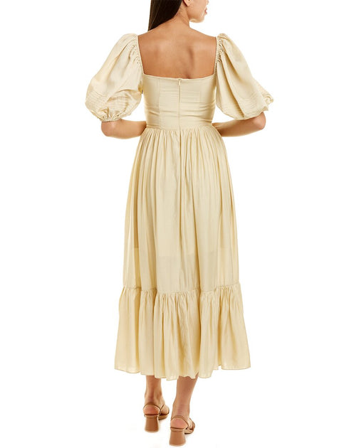 Beulah Puff Sleeve Midi Dress | Shop Premium Outlets