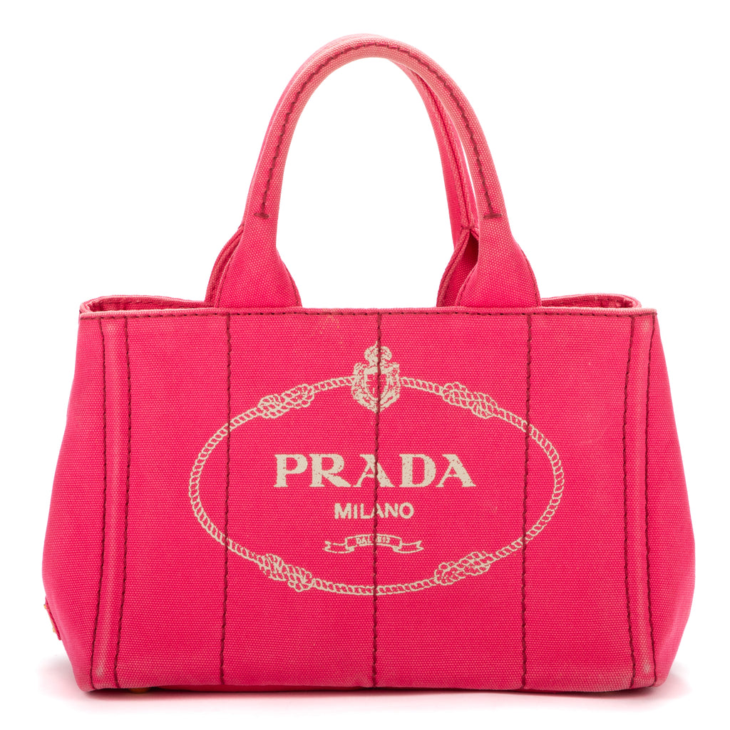 Prada Pre-owned Women's Synthetic Fibers Tote Bag - Pink - One Size