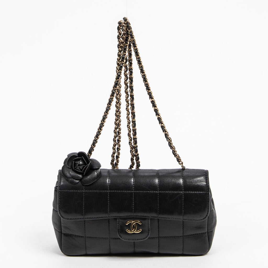 Chanel Black Quilted Lambskin Sharpei Medium East West Tote
