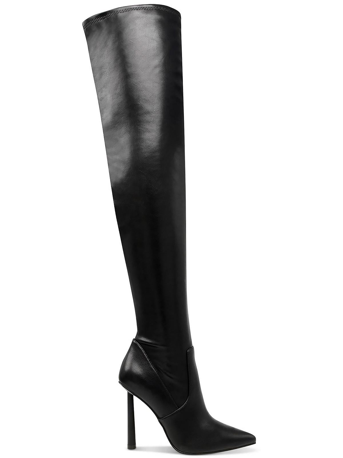 Women's Jessica Simpson Lunia Black Over the Knee High Heel Stiletto Boots