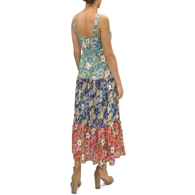 Sam Edelman Womens Floral Colorblock Sundress | Shop Premium Outlets