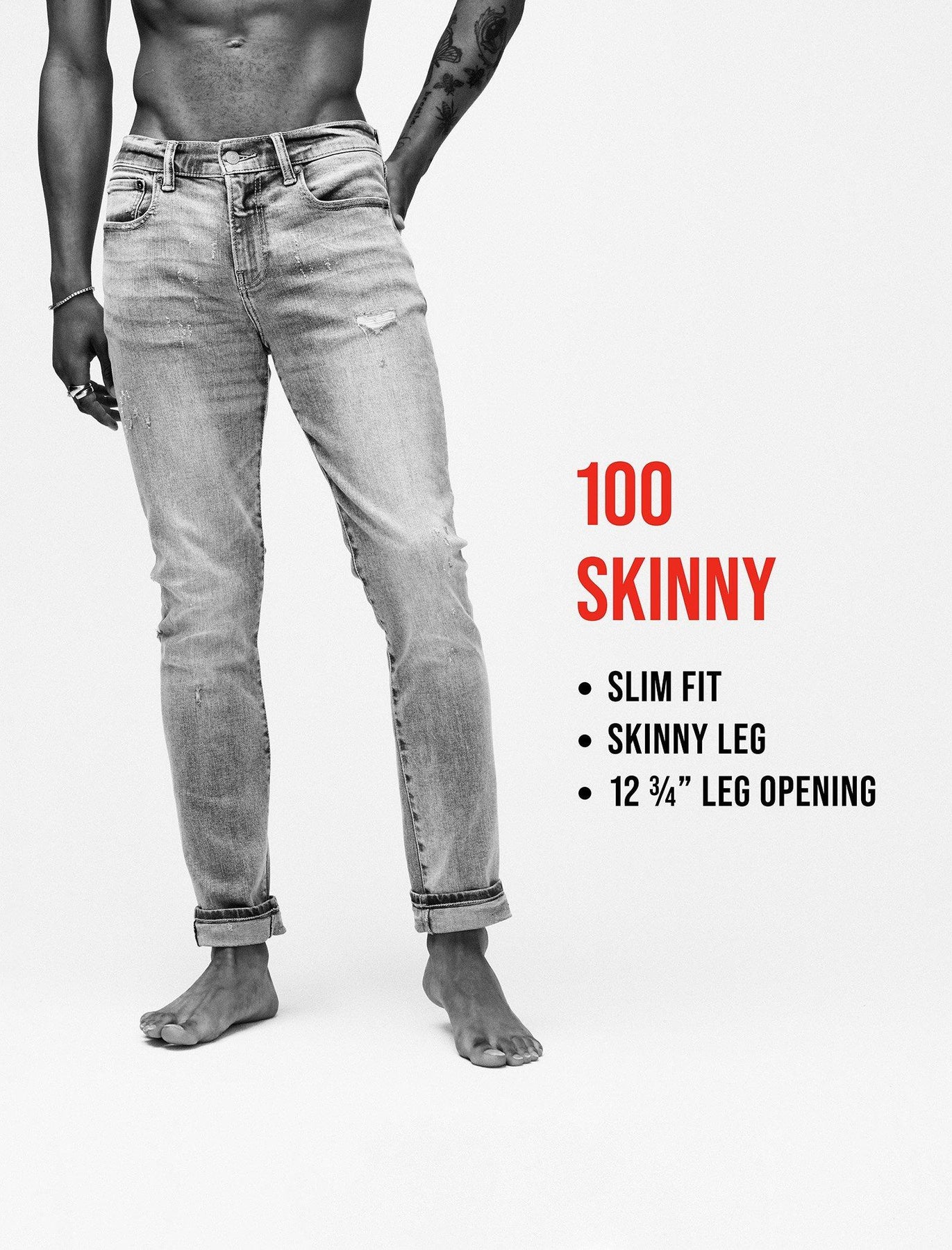 Lucky Brand Men's 100 Skinny Stretch Jean