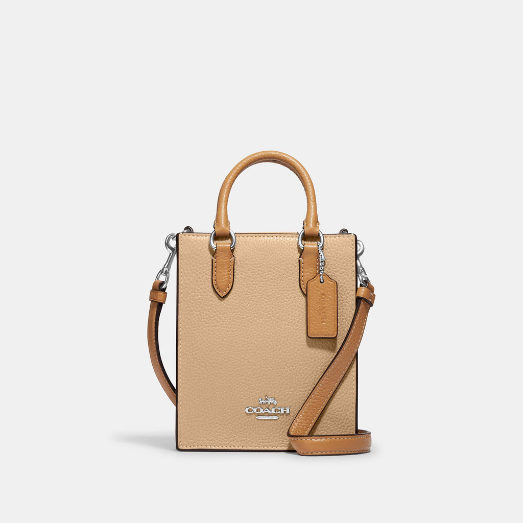Coach Outlet North South Mini Tote In Colorblock