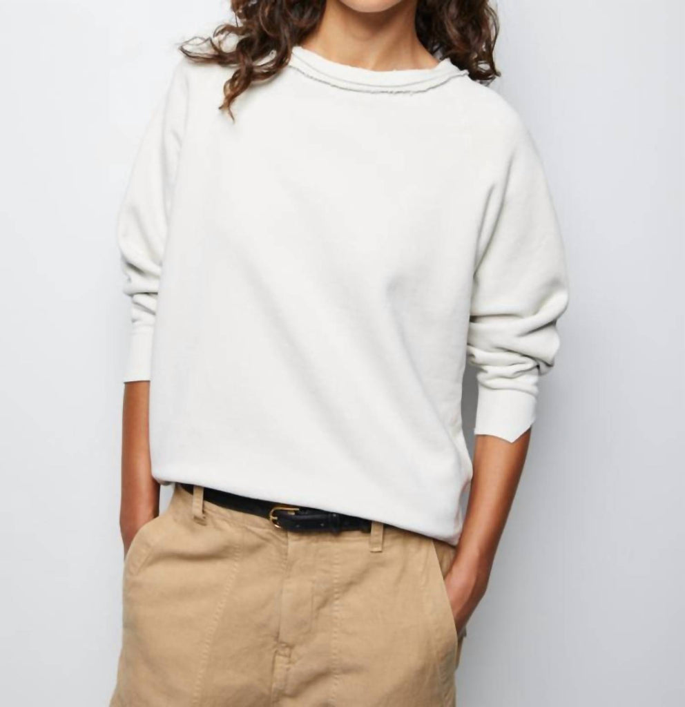 Lucky Brand Oversize Waffle Scoop Neck T-Shirt in Anemone