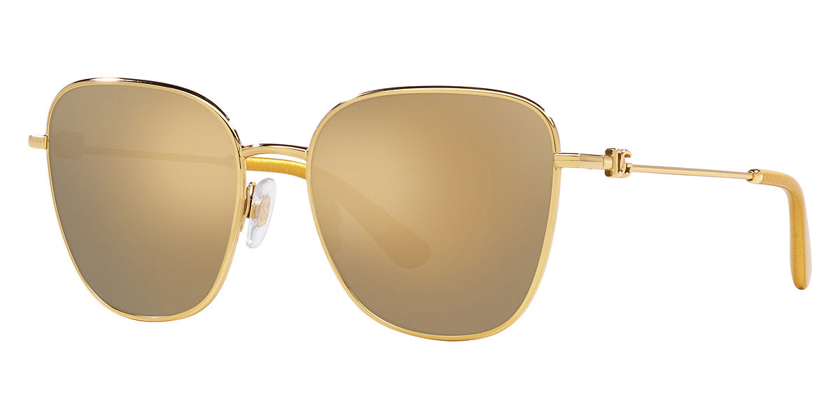 Dolce & Gabbana Women's 56mm Gold Sunglasses Shop Premium Outlets