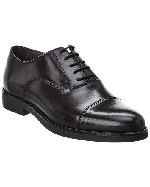Alfonsi Milano Leather Oxford | Shop Premium Outlets