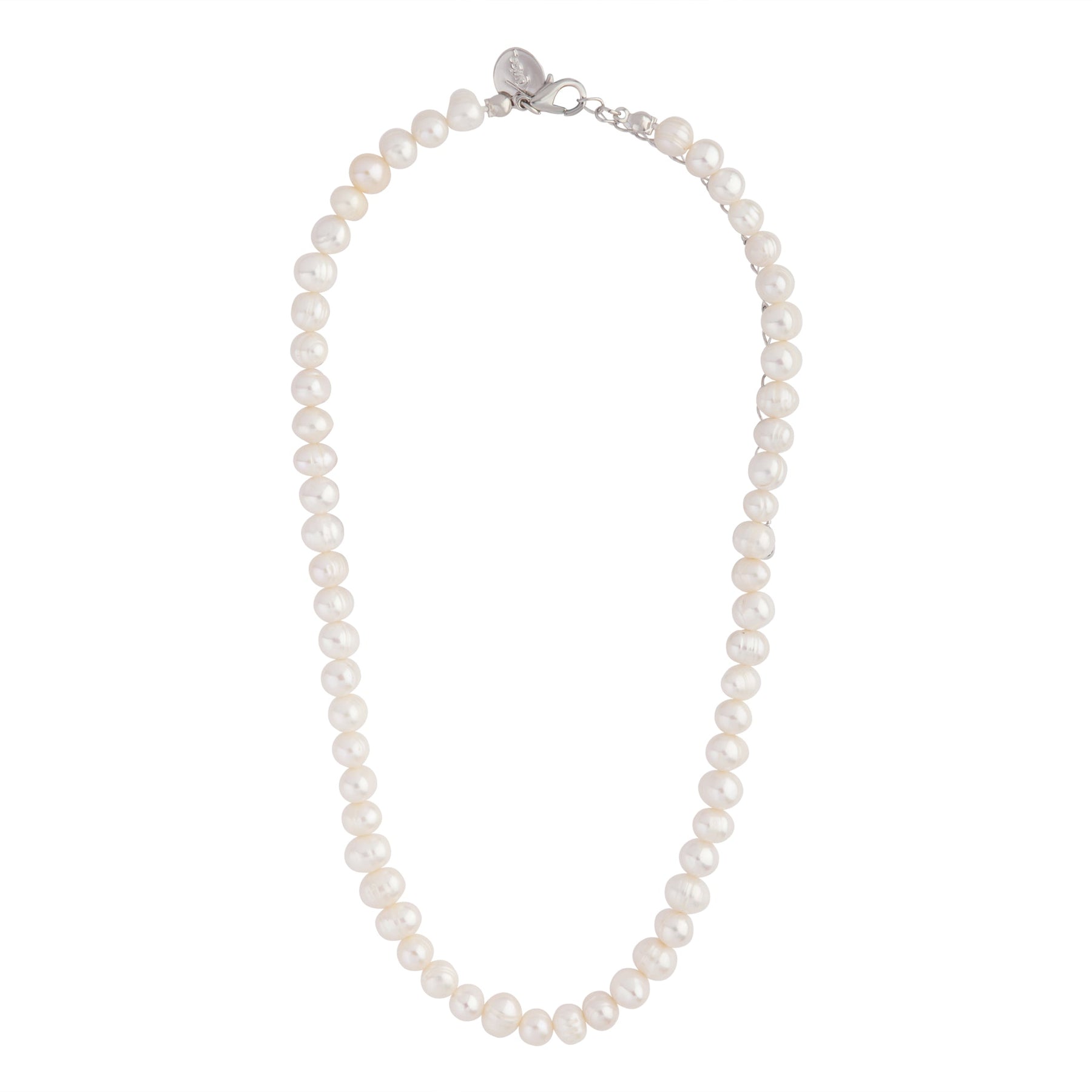 Gold Five Freshwater Pearl Simple Necklace - Lovisa