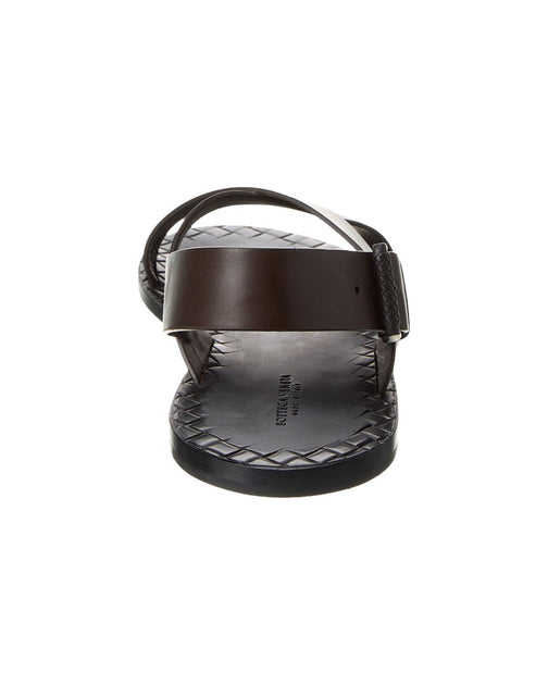 Bottega Veneta Leather Sandal | Shop Premium Outlets