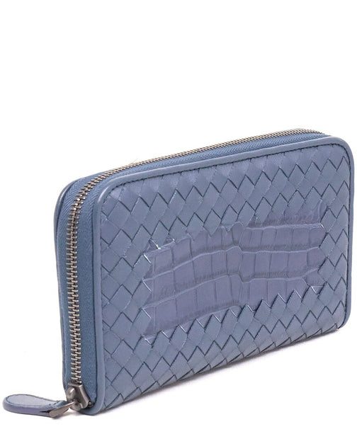 Bottega Veneta Intrecciato Leather Zip Around Wallet | Shop Premium Outlets
