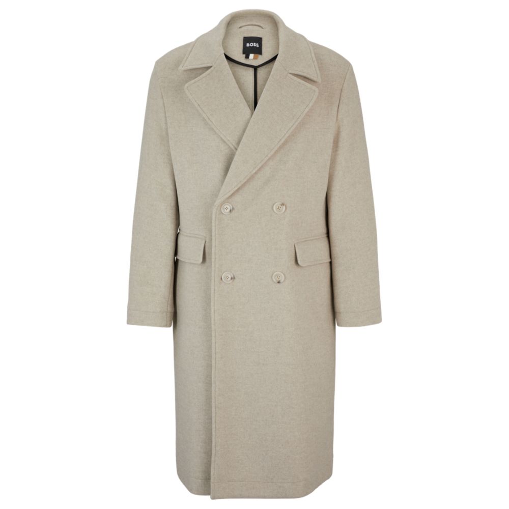 Splittable Wool-Blend Zip-Up Jacket in Jackets & Outerwear