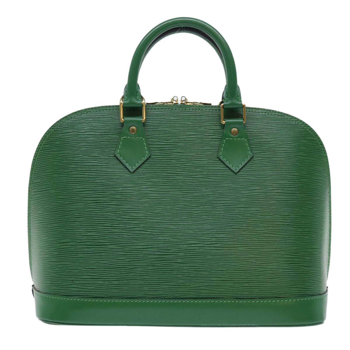 LOUIS VUITTON Epi Leather Green Speedy 35 Satchel Bag - 30% Off