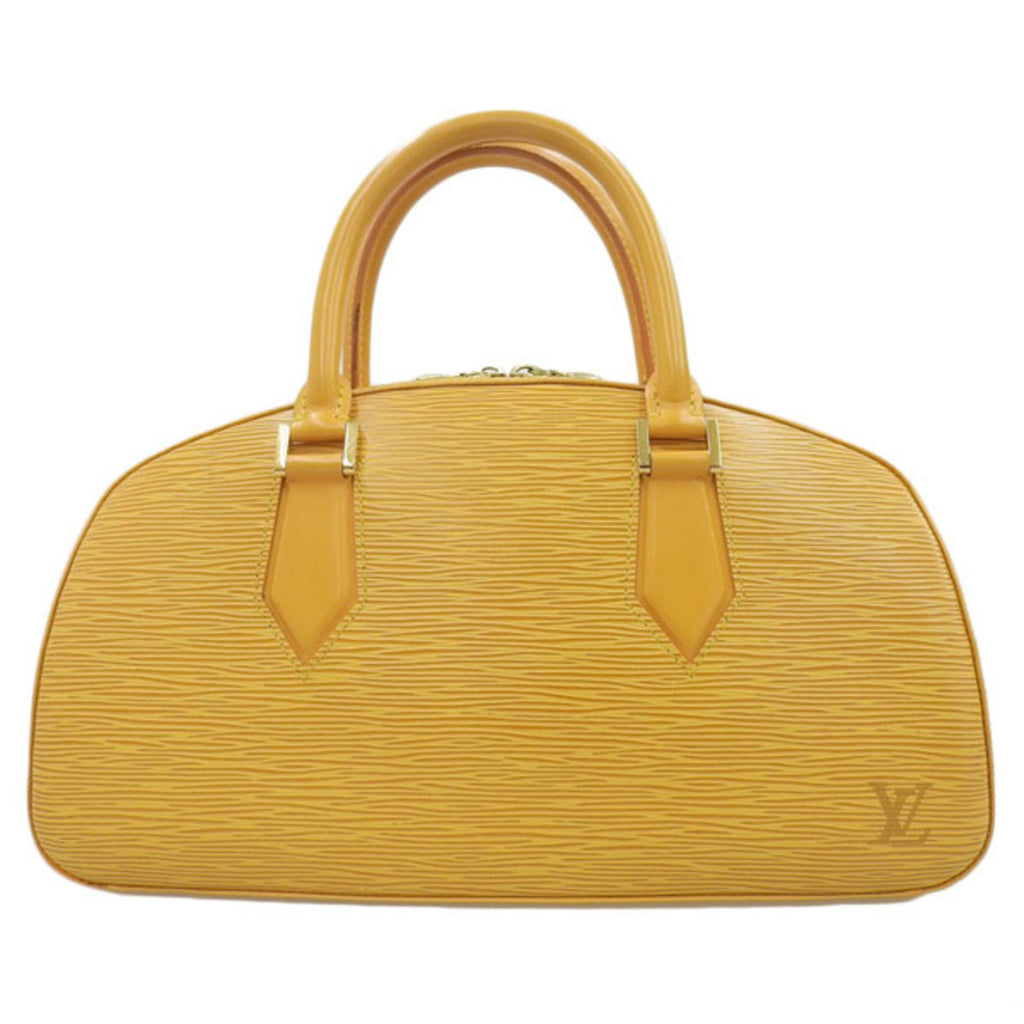 Louis Vuitton Malesherbes Yellow Leather Handbag (Pre-Owned)