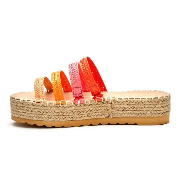 Matisse Gwen Sandals In Pink Orange | Shop Premium Outlets