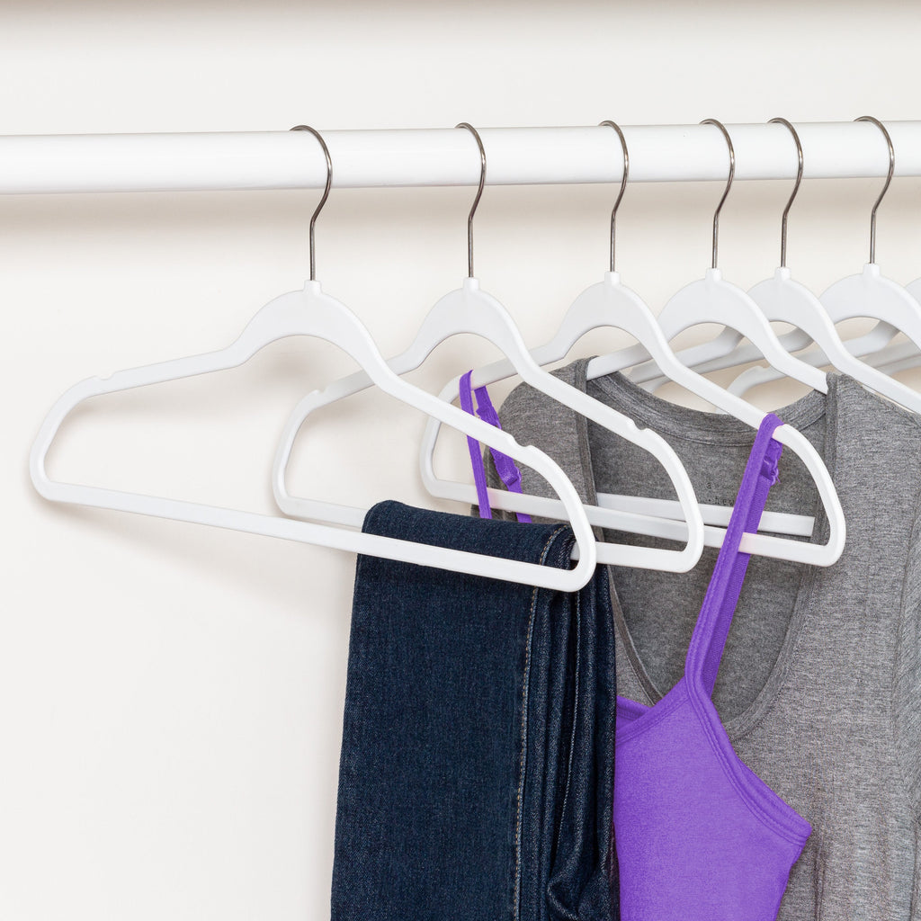 Honey Can Do 50-pack Rubber Space-saving Hangers