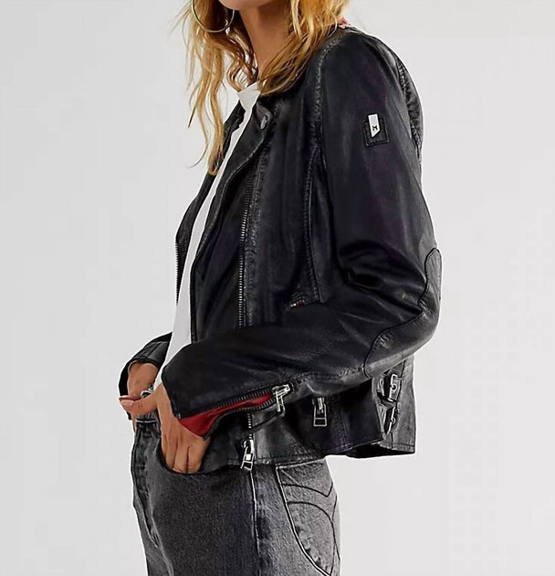 MAURITIUS Christy Rf Star Jacket In Vintage Black | Shop Premium Outlets