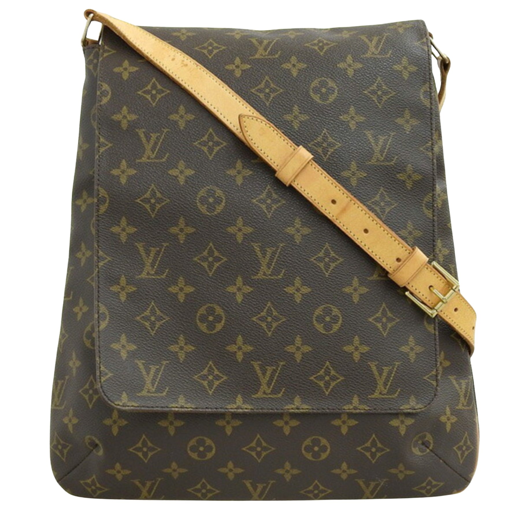 Louis Vuitton Musette Canvas Shoulder Bag (pre-owned) in Green