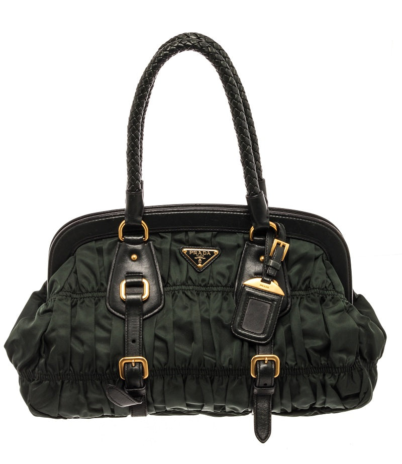 Prada Tessutogaufre Nylon Shoulder Bag