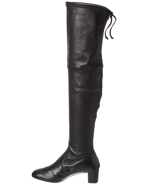 Stuart Weitzman Sofia City 50 Leather Over-the-knee Boot | Shop Premium ...