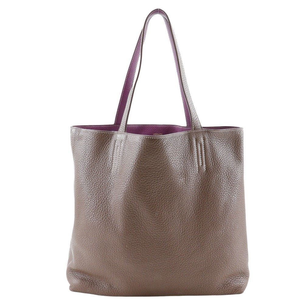 HERMES Double Sens Reversible Tote Clemence 45 - More Than You Can